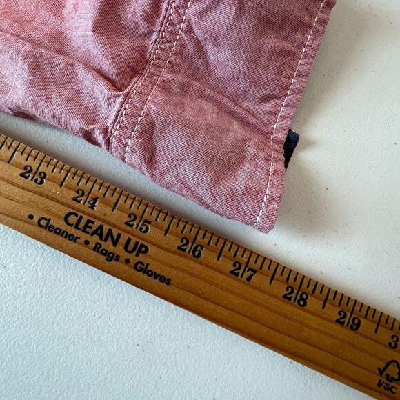 BKE Athletic Fit Shirt Mens XXL Brick Western Cowboy Button Up Long Sleeve Roll - Picture 10 of 11